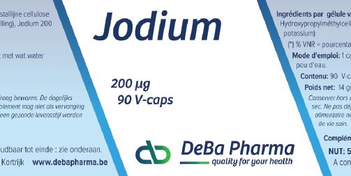 Iode (Iodure de potassium) (90 V-caps)